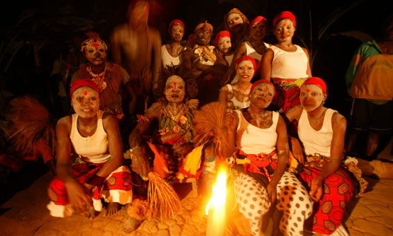 Veillee de sortie d'initiation iboga